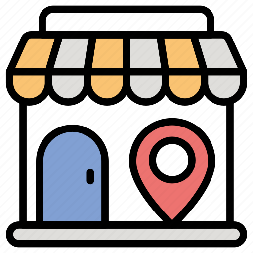 Store, location, navigation, online, marker icon - Download on Iconfinder