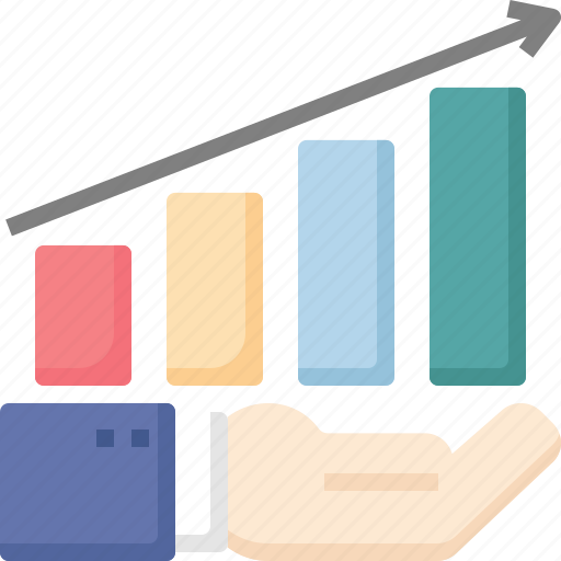 Business, chart, graph, growing, growth, hand, profit icon - Download on Iconfinder
