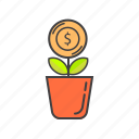 business, currency, growth, money, plant