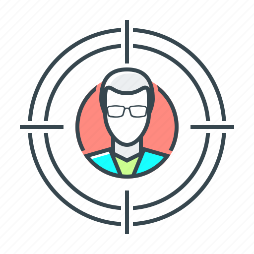 Audience, target, target audience, business, marketing, shooting icon - Download on Iconfinder