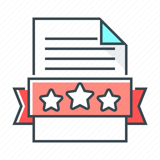 Page, page quality, quality, stars, file, website icon - Download on Iconfinder