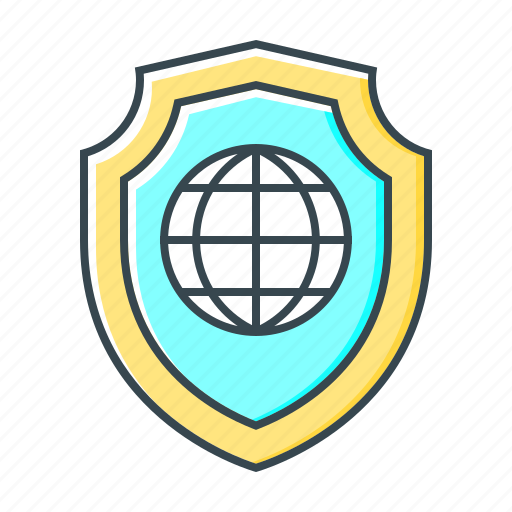 Protection, internet, locked, password, security, web, shield icon - Download on Iconfinder