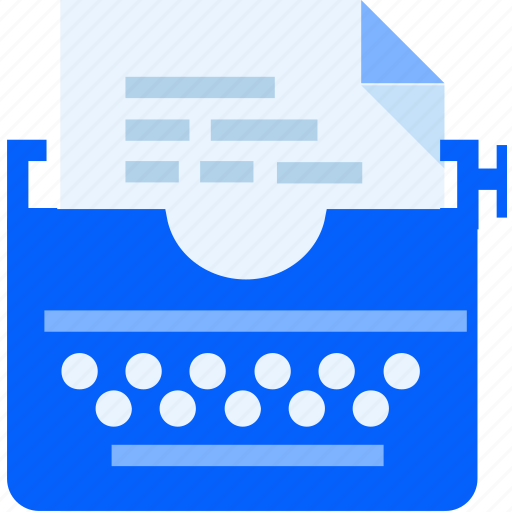 Typing, writing, document, content, management, office, copywriting icon - Download on Iconfinder