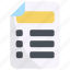 document, business, paper, finance, list 