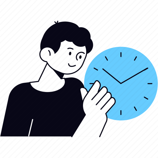 Time, management, clock, schedule, appointment, deadline, productivity illustration - Download on Iconfinder