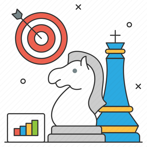 Strategy, dynamics, planning, targeting, statistics, chess, pieces icon - Download on Iconfinder