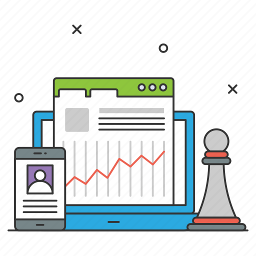 Crm, relationship, dashboard, analytics, chess piece, statistics, business growth icon - Download on Iconfinder
