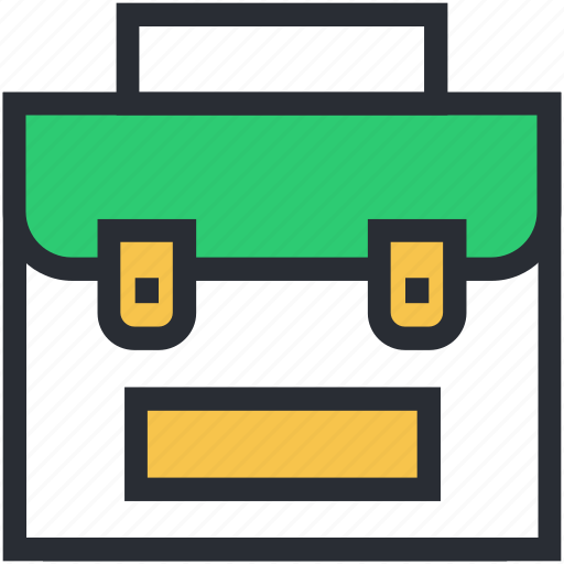 Books bag, briefcase, documents bag, portfolio, school bag icon - Download on Iconfinder