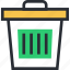 bin, delete, dustbin, remove, trash can 