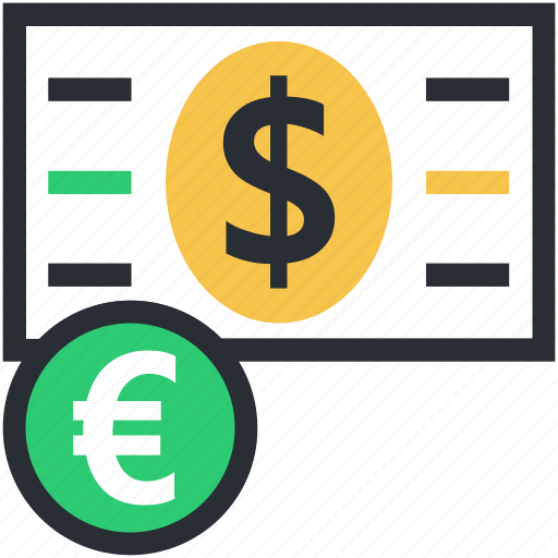 Banknote, dollar, euro, paper money, paper note icon - Download on Iconfinder