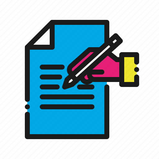 Document, draw, hand, note, paper, sheet, write icon - Download on Iconfinder