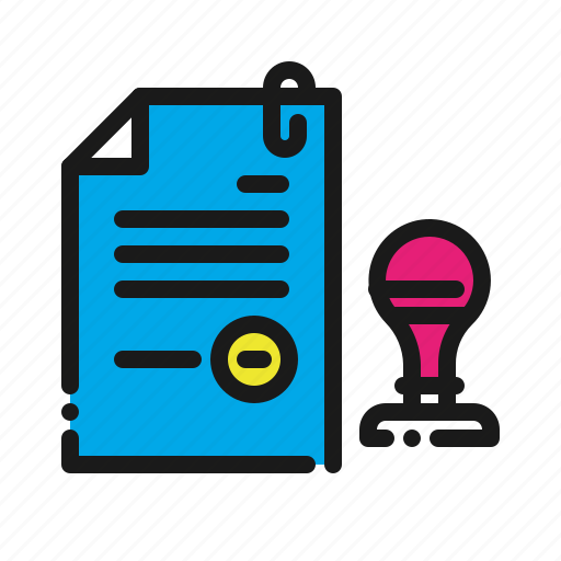 Achievement, business, document, important, paper, sheet, stamp icon - Download on Iconfinder