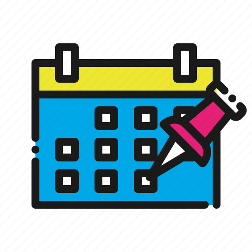 Appointment, calendar, date, event, marker, pin, schedule icon - Download on Iconfinder