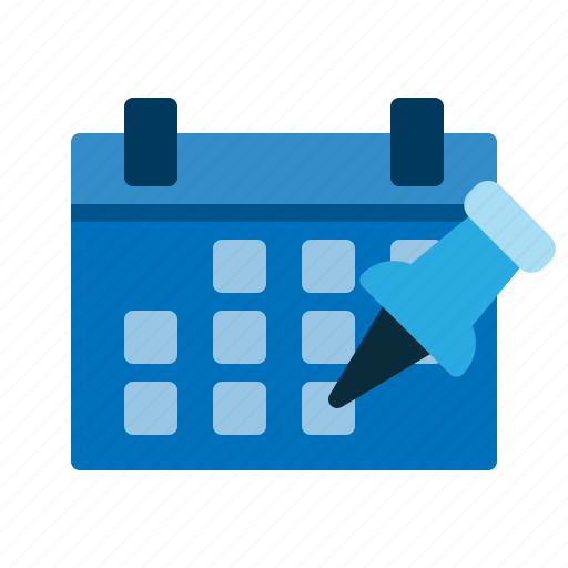 Calendar, date, day, event, marker, pin, schedule icon - Download on Iconfinder