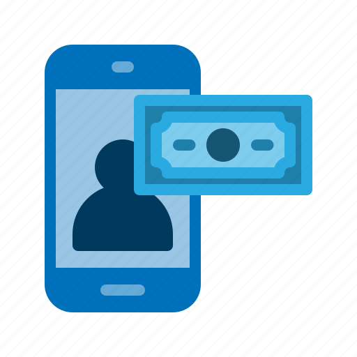Currency, mobile, money, payment, person, phone, telephone icon - Download on Iconfinder