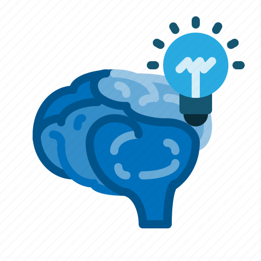 Brain, bulb, idea, lamp, light, mind, think icon - Download on Iconfinder