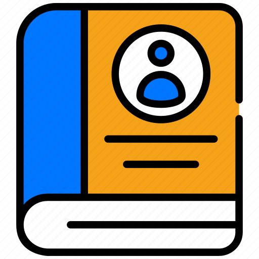 Book, library, contact, phone, books icon - Download on Iconfinder