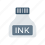 ink, inkpot, stationery, write 
