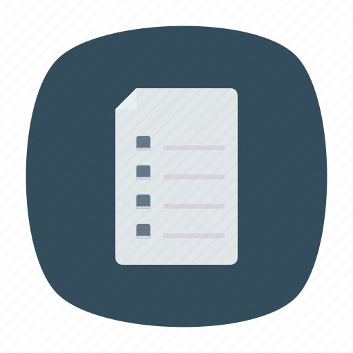 Bill, document, file, list icon - Download on Iconfinder