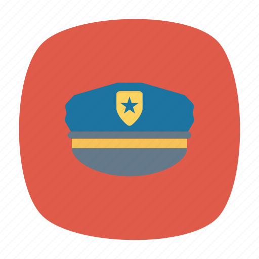 Cap, hat, police, security icon - Download on Iconfinder