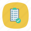 checklist, clipboard, document, task 