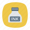 ink, inkpot, stationery, write