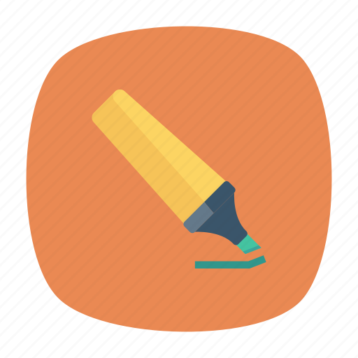 Highlight, marker, office, paper icon - Download on Iconfinder