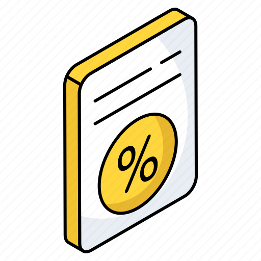 Discount paper, discount document, discount doc, archive, paper icon - Download on Iconfinder