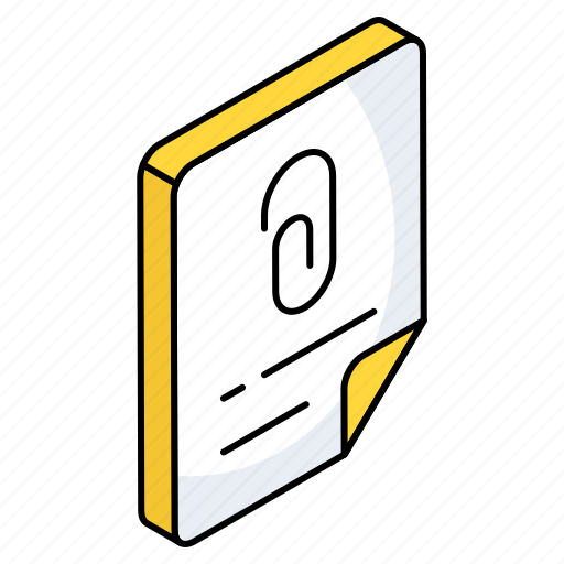 Paper binding, clipped paper, pages, sheets, thumbtack paper icon - Download on Iconfinder
