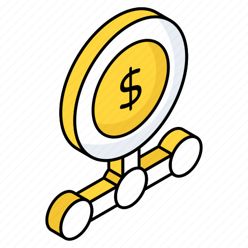 Dollar network, cash, money, finance, currency icon - Download on Iconfinder