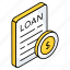 loan paper, loan document, loan doc, archive, paper 