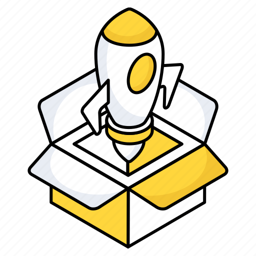 Parcel initiation, parcel startup, launch, mission, commencement icon - Download on Iconfinder