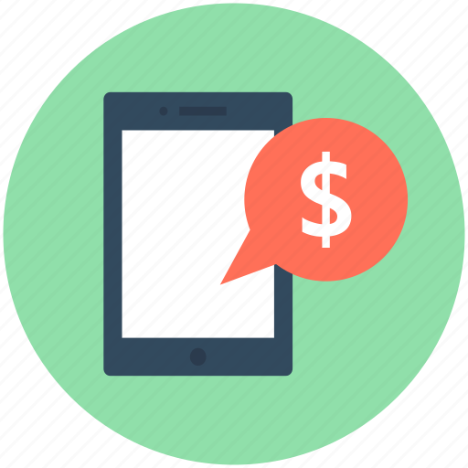 Chat, dollar, m commerce, mobile, transaction icon - Download on Iconfinder