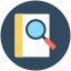 data searching, find document, magnifier, searching document, text searching 