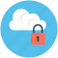 cloud computing, cloud locked, cloud security, lock, network security 