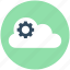 cloud maintenance, cloud setting, cog, network settings, settings 