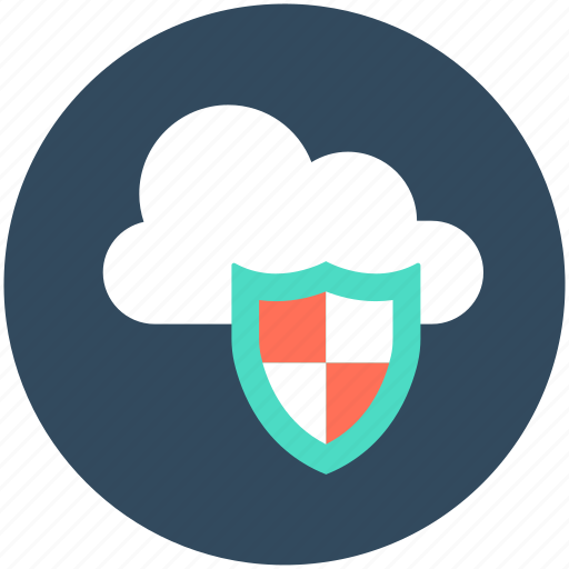 Cloud computing, cloud protection, cloud security, cloud shield, network security icon - Download on Iconfinder