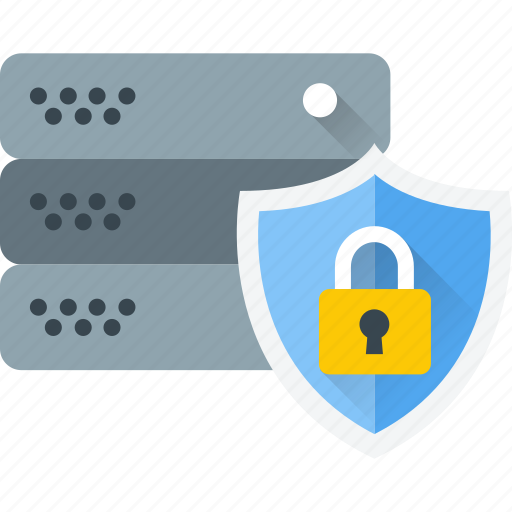 Data protection, data server protection, server lock, server protection, server safety icon - Download on Iconfinder