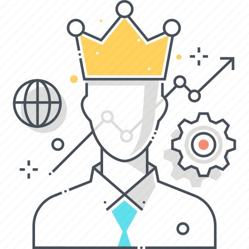 Boss, employee, king, leader, leadership, management, rank icon - Download on Iconfinder