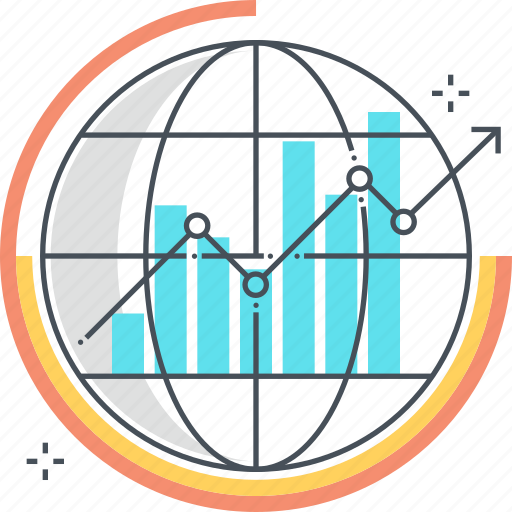 Chart, earth, finance, global, management, pie, statistics icon - Download on Iconfinder