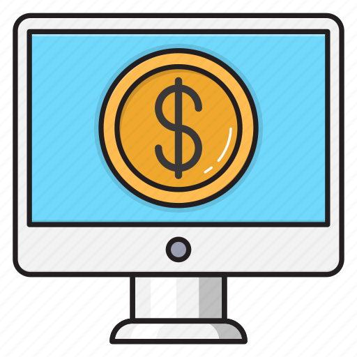 Budget, finance, online, pay, screen icon - Download on Iconfinder