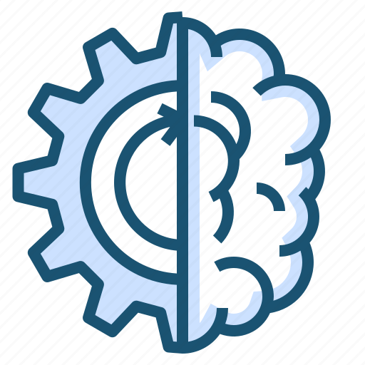 Brain, cogwheel, process icon - Download on Iconfinder