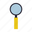 magnifying glass, zoom, document, tool, scan, scanner 