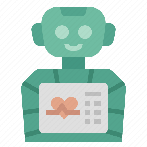 Robotics, healthcare, technology, robot, ekg, ecg, robotics healthcare icon - Download on Iconfinder