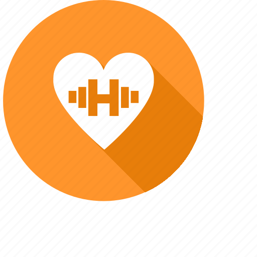 Cardio, dumbbell, exercise, fitness, health, heart, push-ups icon - Download on Iconfinder