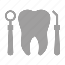 dentist, dentistry, mouth mirror, tooth, tooth cavity, care, doctor