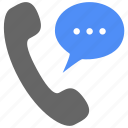 communication, bubble, call, message, mobile, talk, telephone