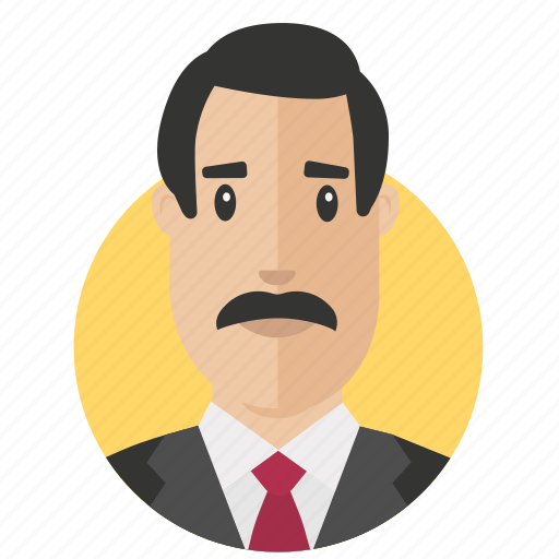 Avatar, businessman, moustache icon - Download on Iconfinder