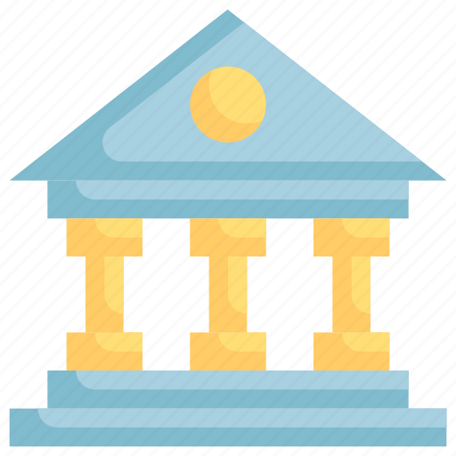 Bank, building, dollar, finance, greek, house icon - Download on Iconfinder