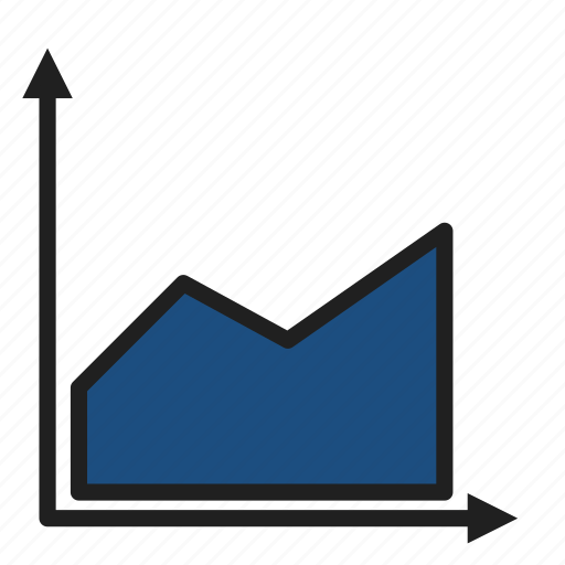 Single, area, chart, business, analytics, diagram, finance icon - Download on Iconfinder
